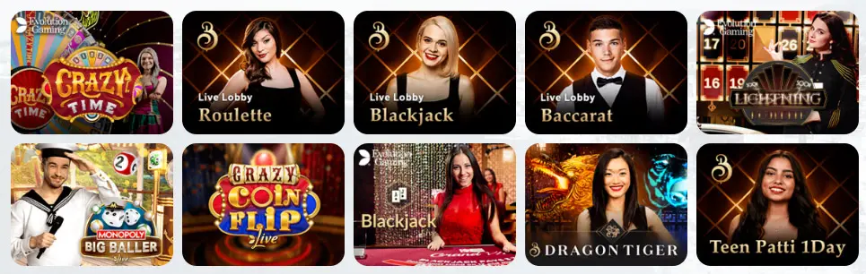 Jeux de casino en direct sur AZUR CASINO