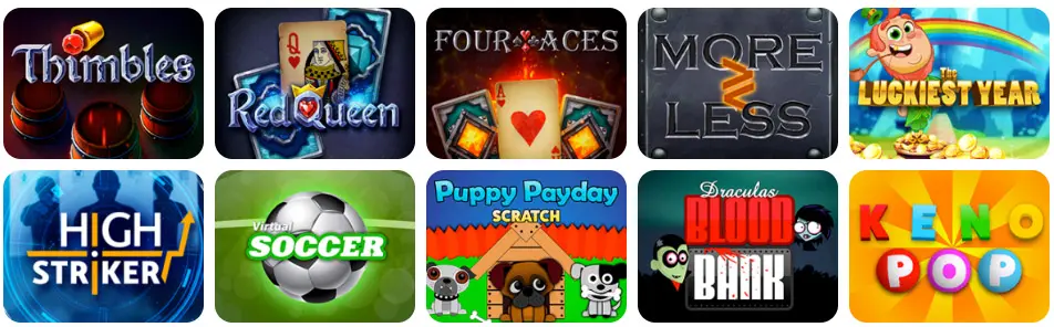 Jeux en ligne sur AZUR CASINO